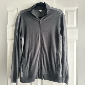 Men’s Calvin Klein Charcoal Gray full zip Sweatshirt